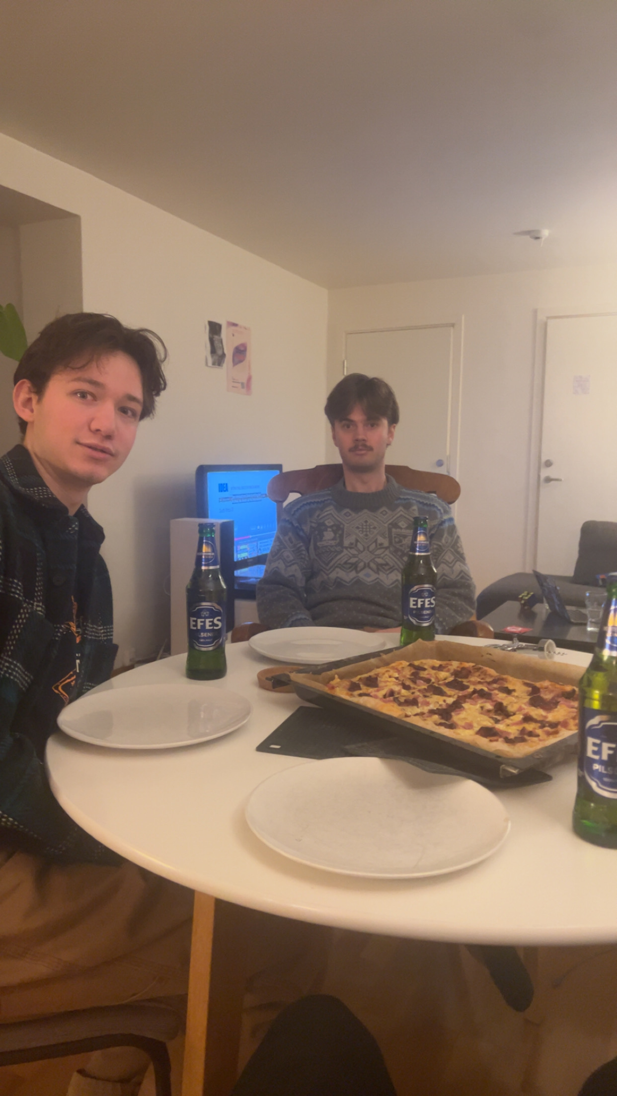 Pizza og øl